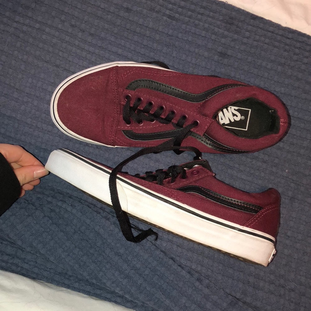 Maroon Vans